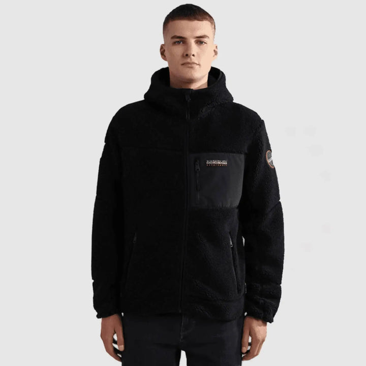 Napapijri Yupik Full Zip 3 Ανδρικό Fleece (Μαύρο)