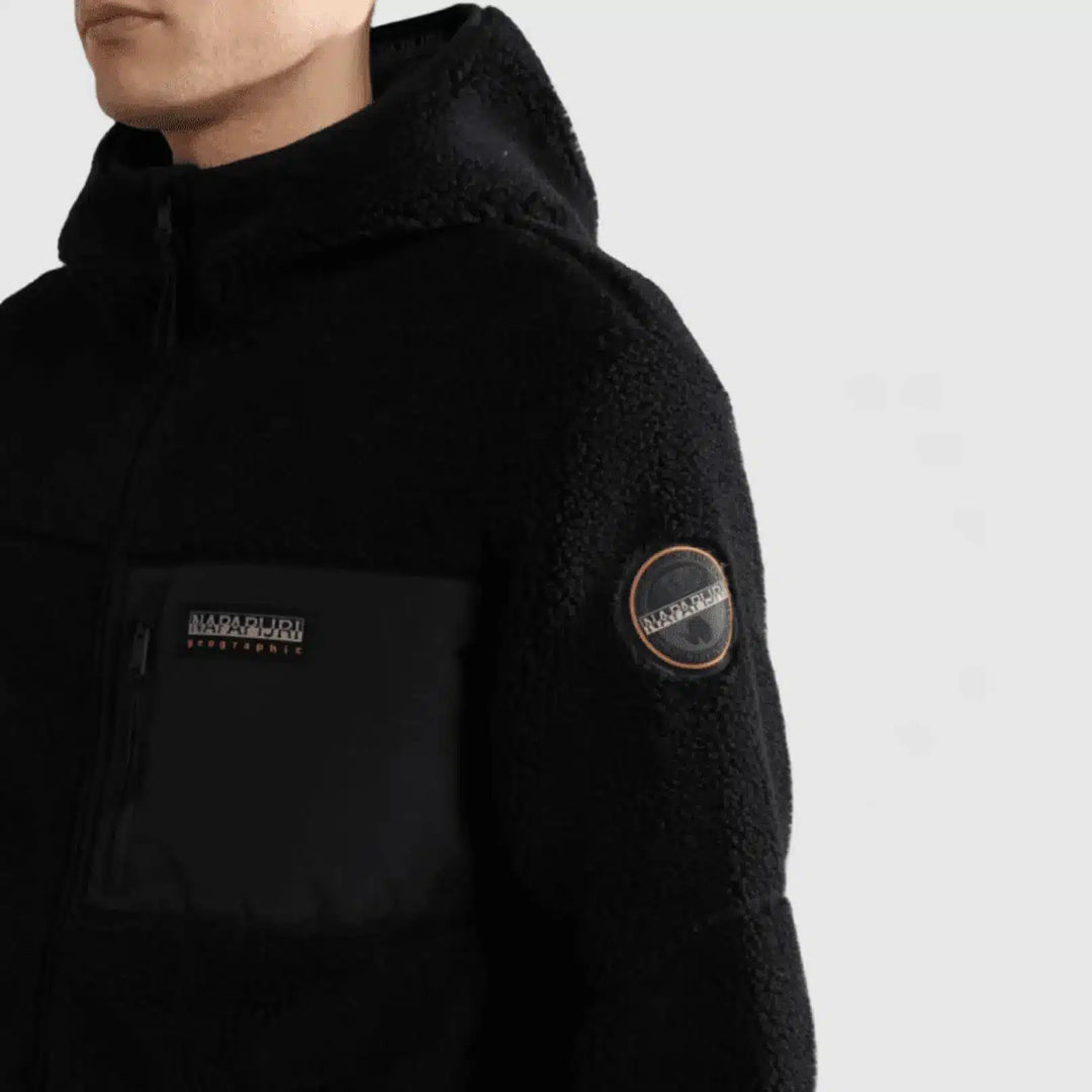Napapijri Yupik Full Zip 3 Ανδρικό Fleece (Μαύρο)