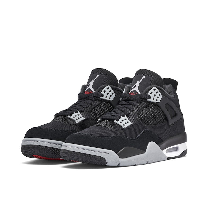 Air Jordan Retro 4 - ''BLACK CANVAS''
