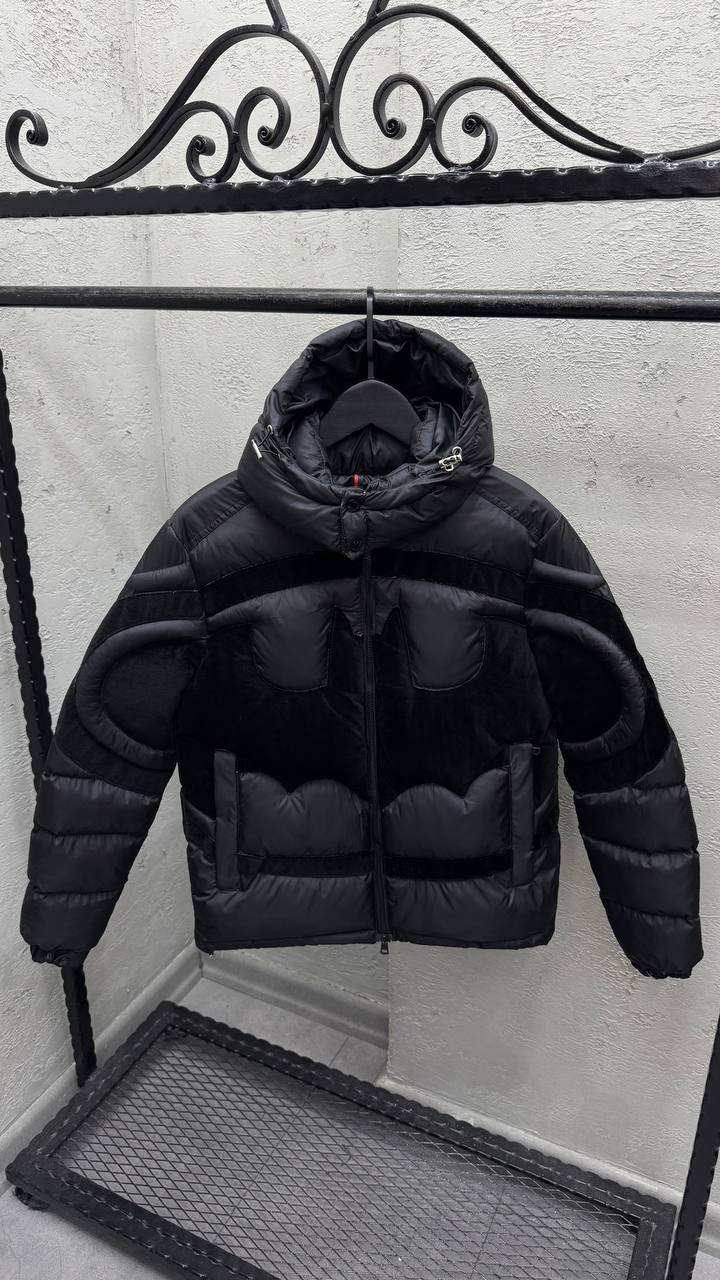 MONCLER BATMAN HOODED DOWN JACKET