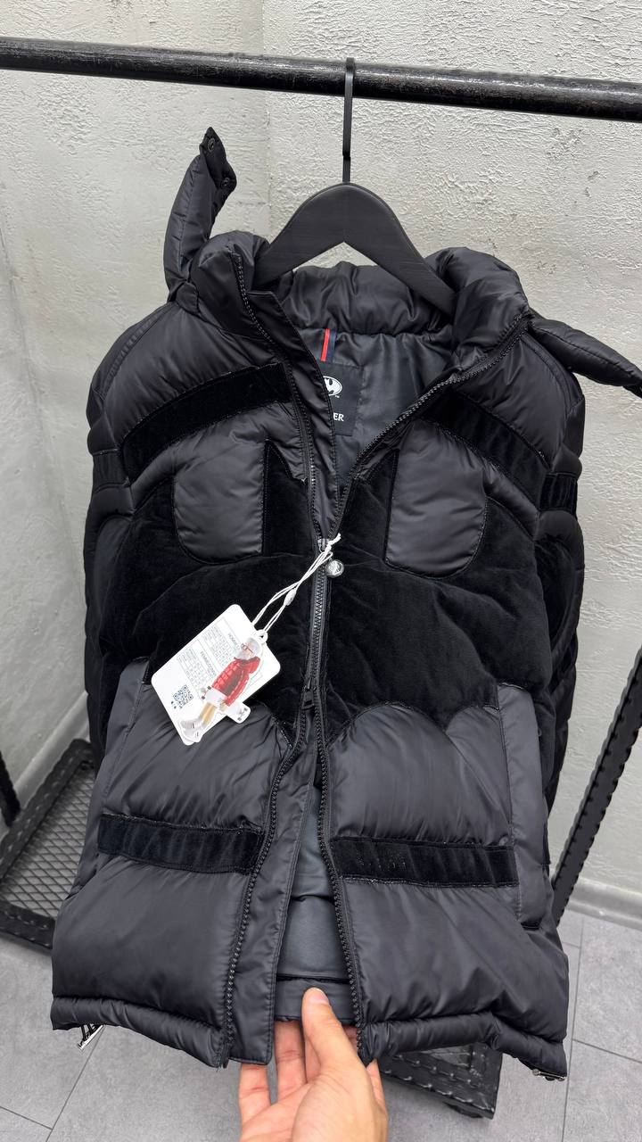 MONCLER BATMAN HOODED DOWN JACKET