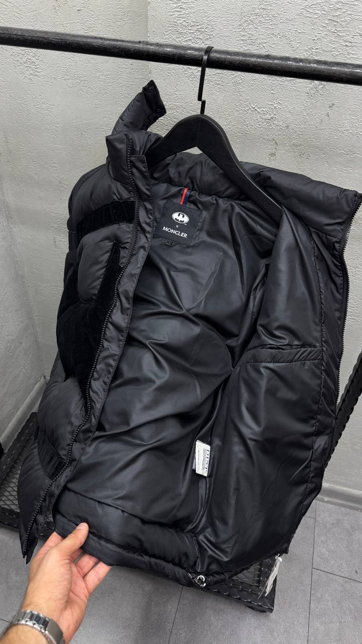 MONCLER BATMAN HOODED DOWN JACKET