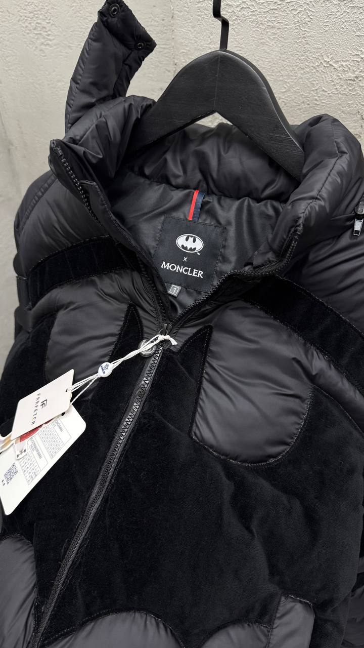 MONCLER BATMAN HOODED DOWN JACKET