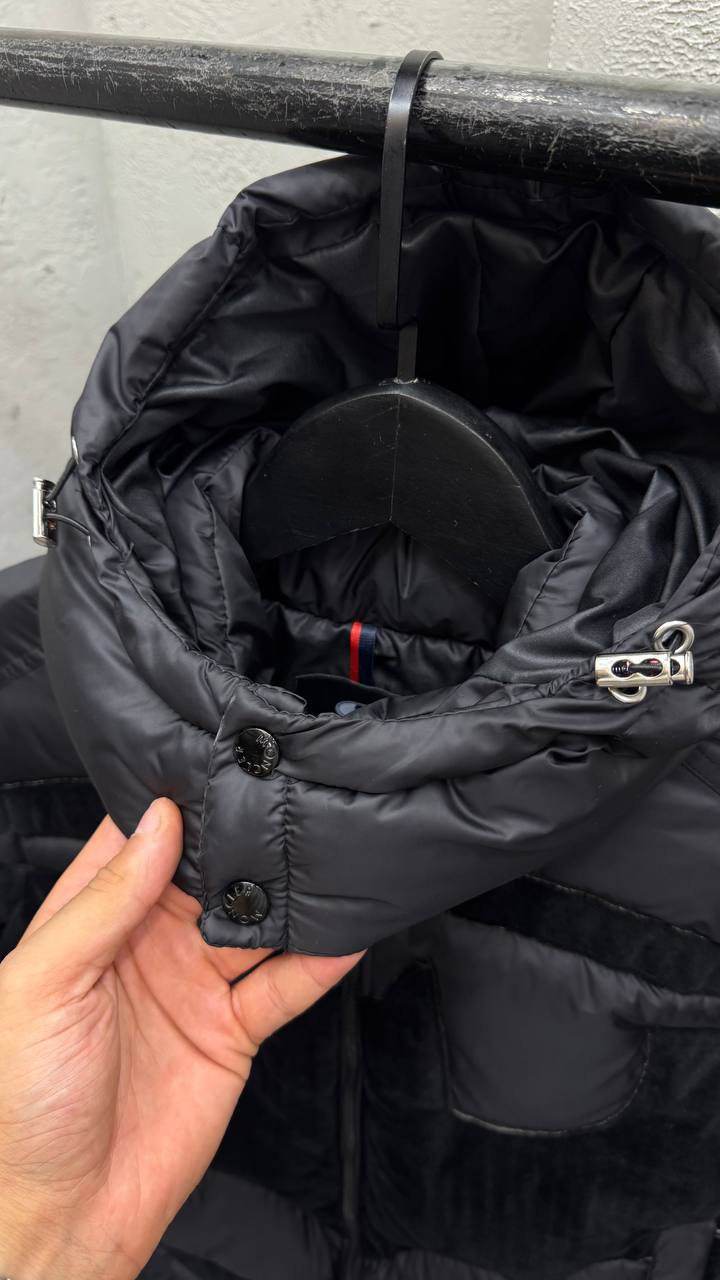 MONCLER BATMAN HOODED DOWN JACKET