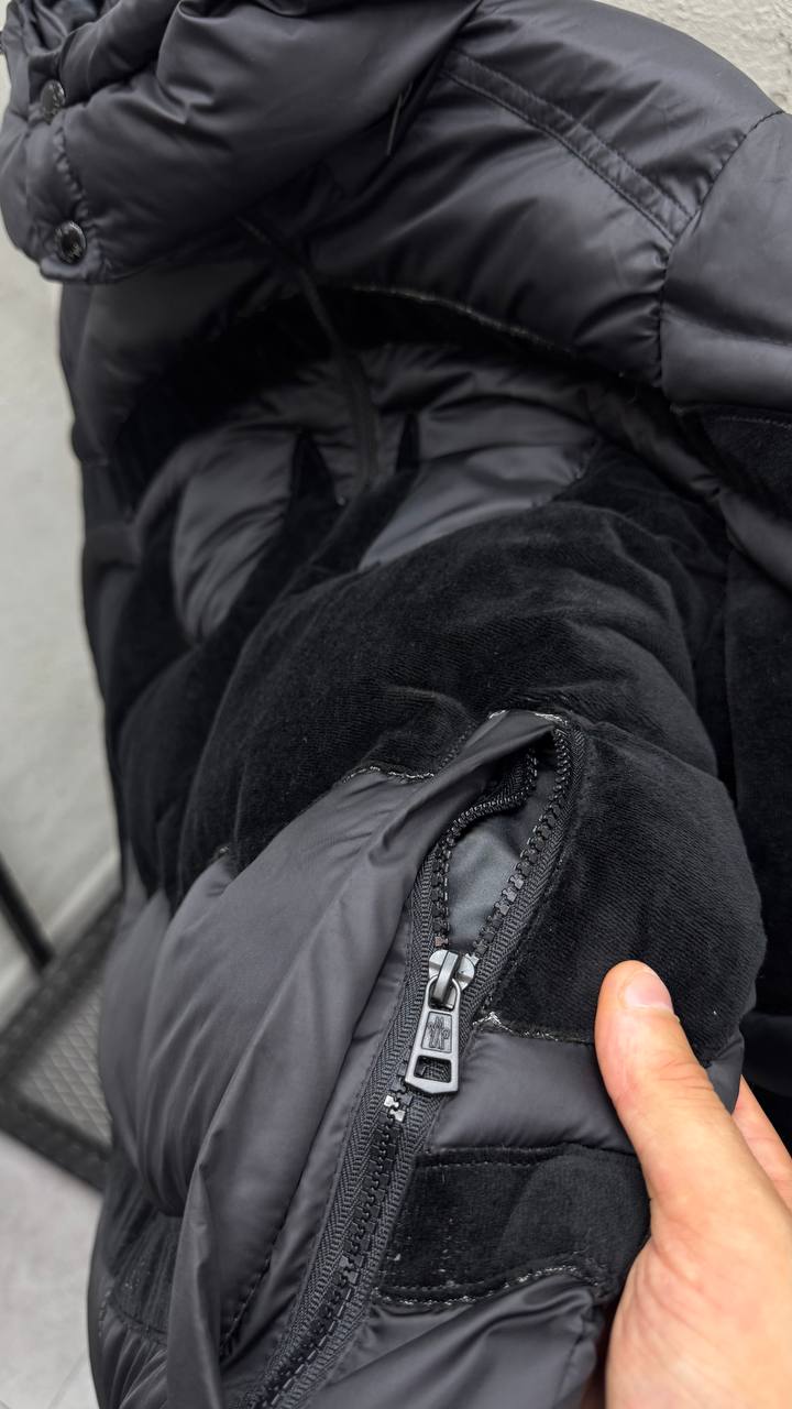 MONCLER BATMAN HOODED DOWN JACKET