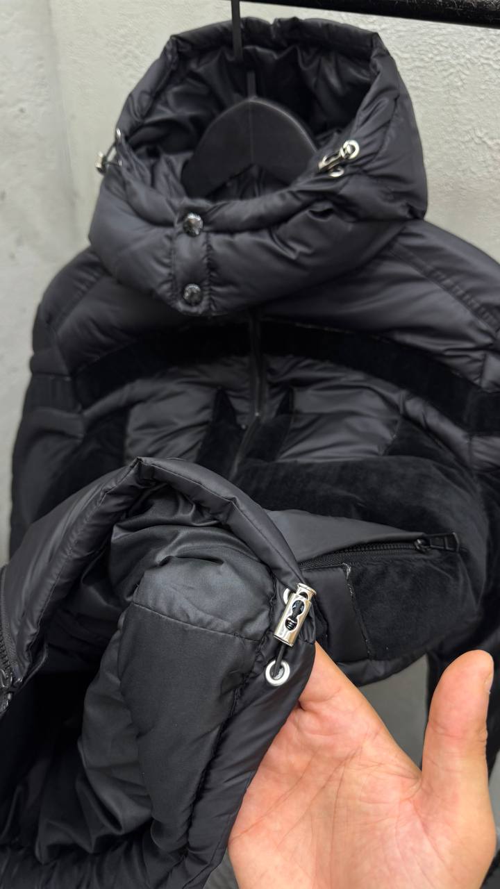 MONCLER BATMAN HOODED DOWN JACKET