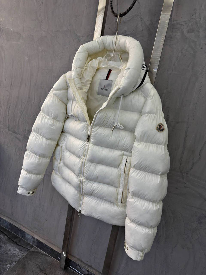 MONCLER CARDERE HOODED SHORT DOWN JACKET