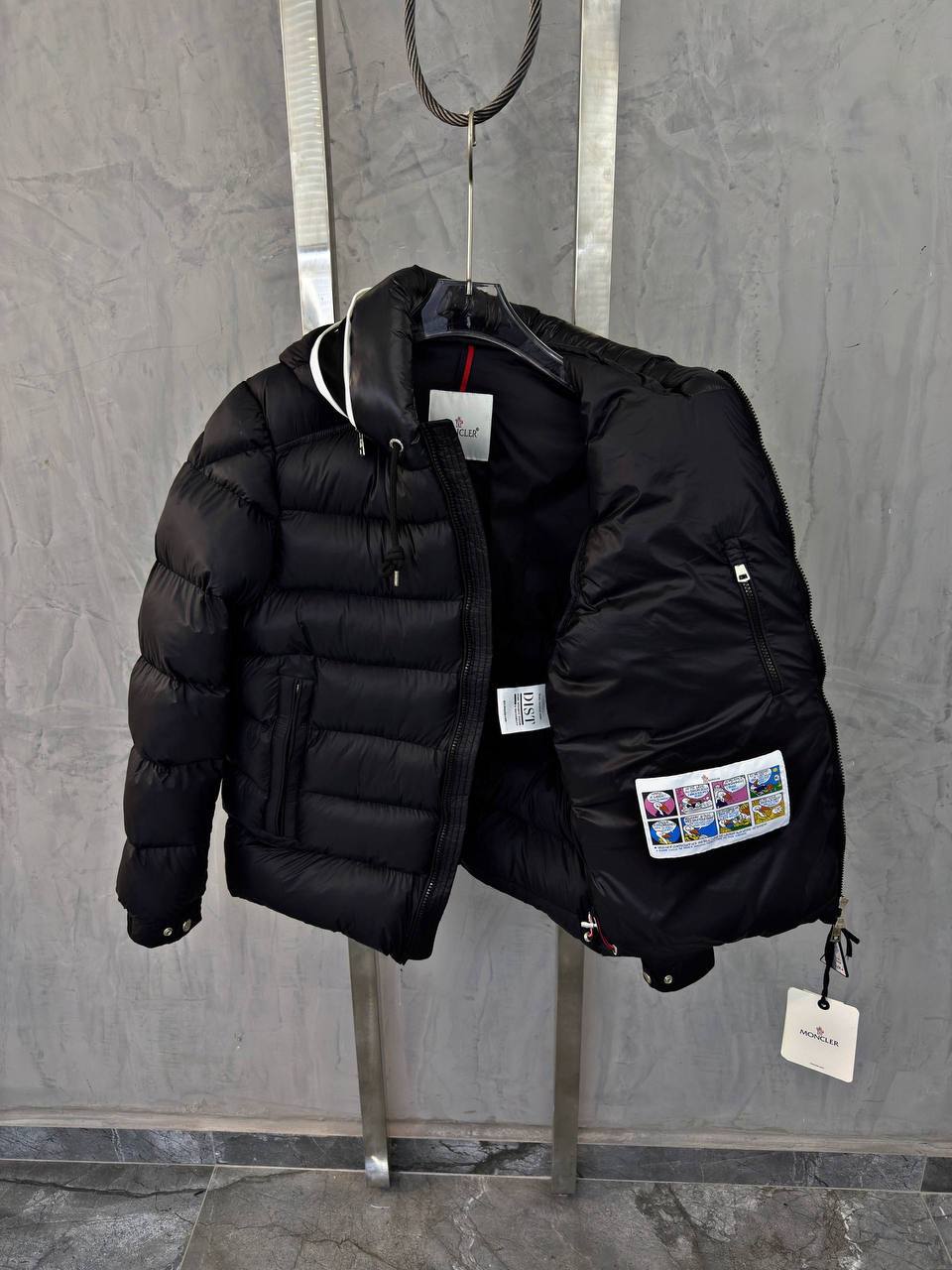 MONCLER CARDERE HOODED SHORT DOWN JACKET