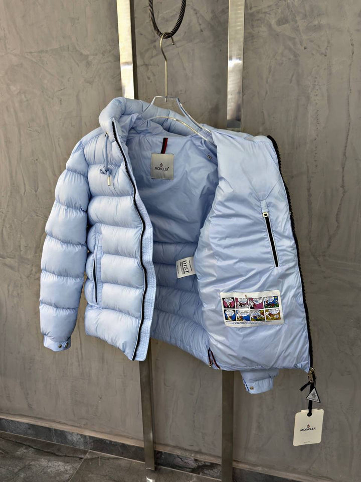 MONCLER CARDERE HOODED SHORT DOWN JACKET